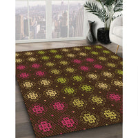 Patterned Red Rug, pat2914org