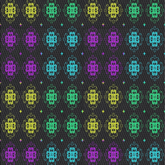 Patterned Green Novelty Rug, pat2914