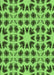 Machine Washable Transitional Emerald Green Rug, wshpat2915grn