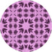 Square Machine Washable Transitional Dark Magenta Purple Rug in a Living Room, wshpat2915pur