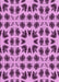 Machine Washable Transitional Dark Magenta Purple Rug, wshpat2915pur