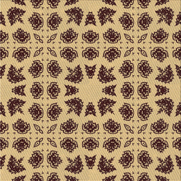 Square Patterned Mustard Yellow Novelty Rug, pat2915