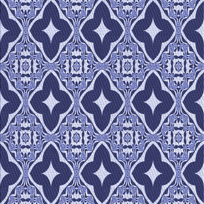 Patterned Denim Dark Blue Rug, pat2916blu