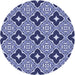 Square Machine Washable Transitional Denim Dark Blue Rug in a Living Room, wshpat2916blu