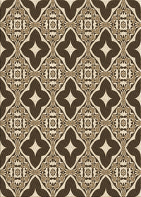 Machine Washable Transitional Brown Sugar Brown Rug, wshpat2916brn