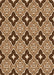 Machine Washable Transitional Red Brown Rug, wshpat2916org