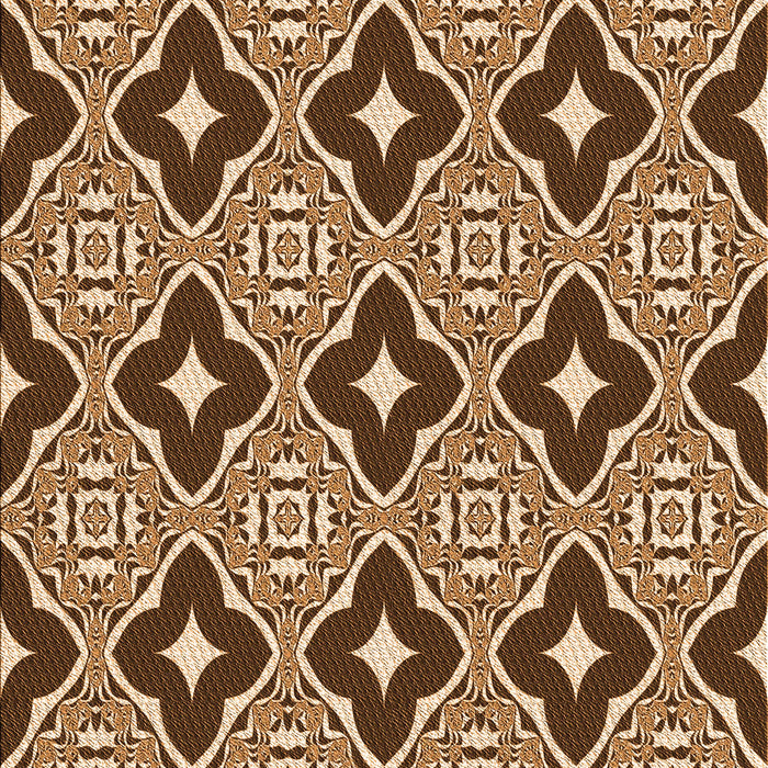 Patterned Red Brown Rug, pat2916org