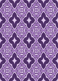 Machine Washable Transitional Bright Purple Rug, wshpat2916pur