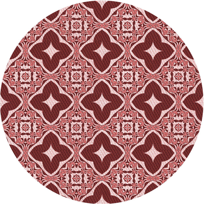 Square Machine Washable Transitional Tomato Red Rug in a Living Room, wshpat2916rd