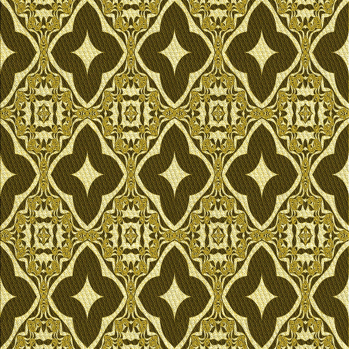 Machine Washable Transitional Golden Brown Yellow Rug, wshpat2916yw