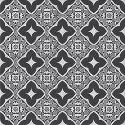 Square Patterned Silver Gray Novelty Rug, pat2916