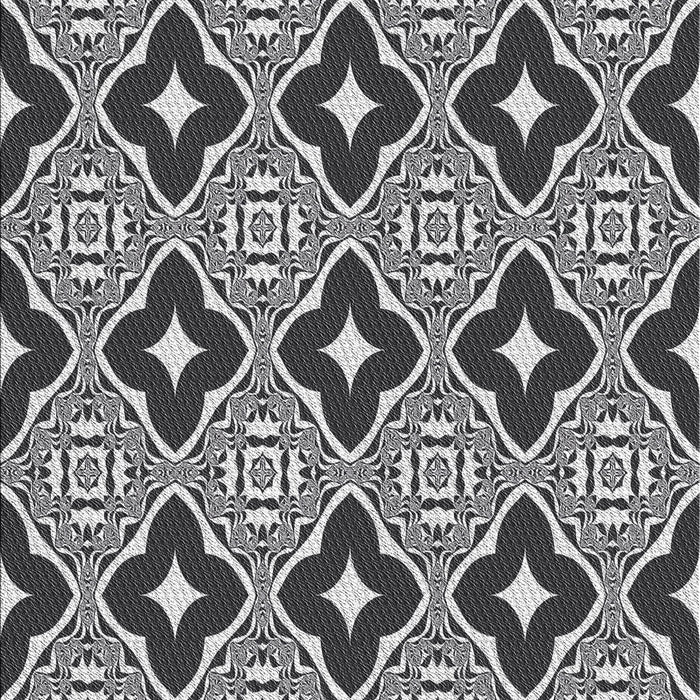 Patterned Silver Gray Novelty Rug, pat2916