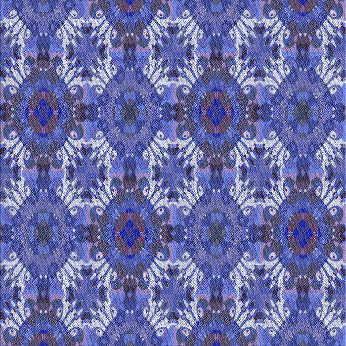 Patterned Sky Blue Rug, pat2917blu