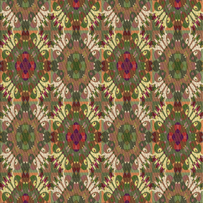 Machine Washable Transitional Brass Green Rug, wshpat2917brn