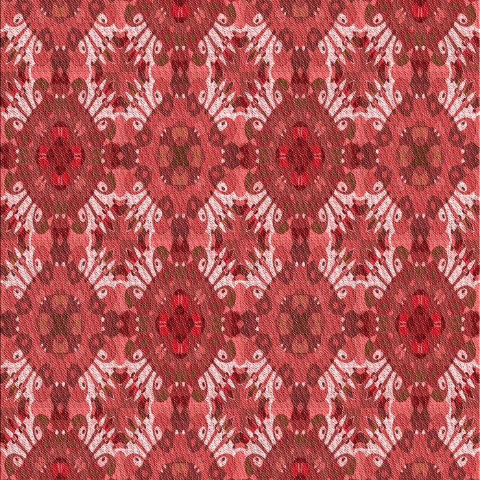 Machine Washable Transitional Red Rug, wshpat2917rd