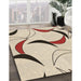 Machine Washable Transitional Wheat Beige Rug in a Family Room, wshpat2918brn