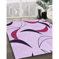 Patterned Orchid Purple Rug, pat2918pur