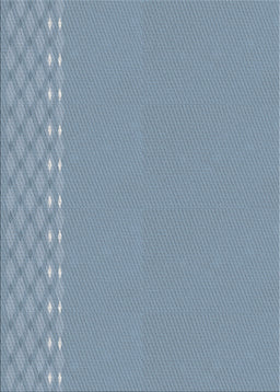 Patterned Azure Blue Novelty Rug, pat291