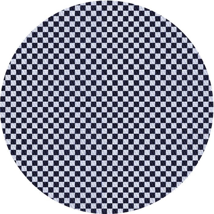 Square Machine Washable Transitional Night Blue Rug in a Living Room, wshpat292blu