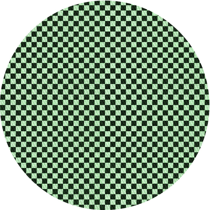 Square Patterned Light Green Rug, pat292grn