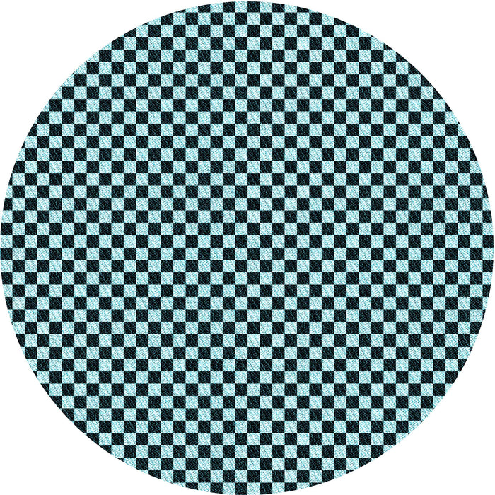 Square Patterned Blue Rug, pat292lblu