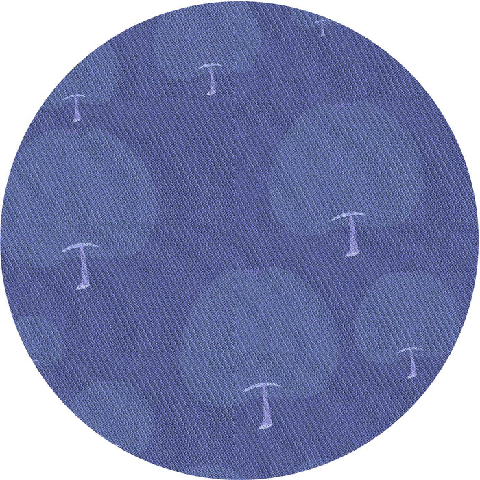 Square Machine Washable Transitional Sapphire Blue Rug in a Living Room, wshpat2920blu