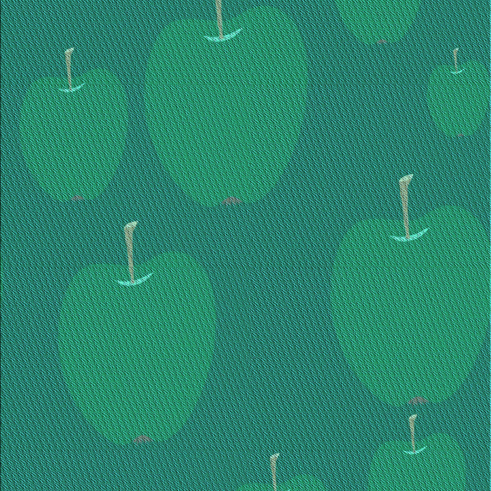 Patterned Medium Spring Green Rug, pat2920lblu