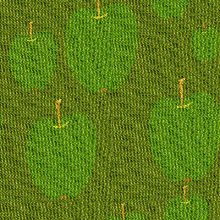 Patterned Seaweed Green Rug, pat2920yw