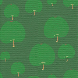 Square Patterned Deep Emerald Green Novelty Rug, pat2920