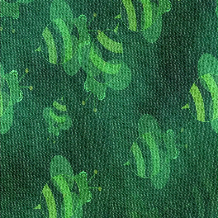 Patterned Deep Teal Green Rug, pat2921grn