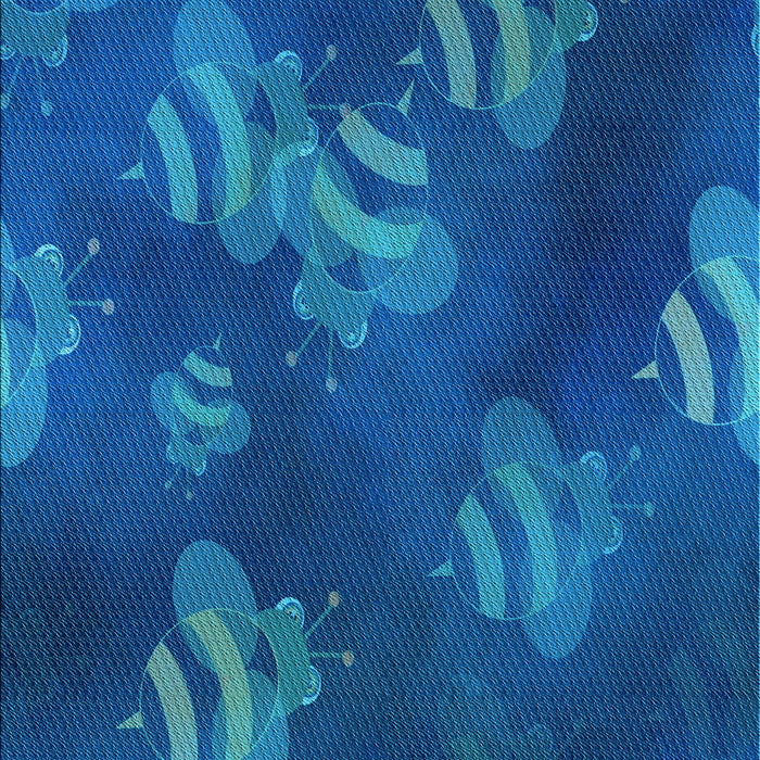 Patterned Blueberry Blue Rug, pat2921lblu