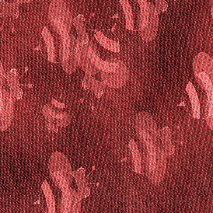 Patterned Tomato Red Rug, pat2921rd