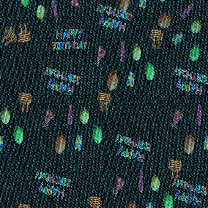 Patterned Black Rug, pat2922lblu