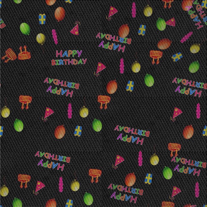 Square Patterned Black Novelty Rug, pat2922