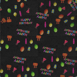 Sideview of Machine Washable Transitional Black Rug, wshpat2922