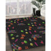 Machine Washable Transitional Black Rug in a Family Room, wshpat2922