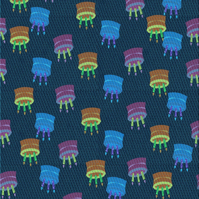 Machine Washable Transitional Glacial Blue Ice Blue Rug, wshpat2923lblu