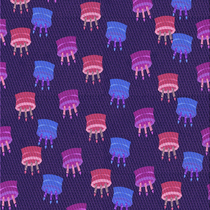 Patterned Amethyst Purple Rug, pat2923pur