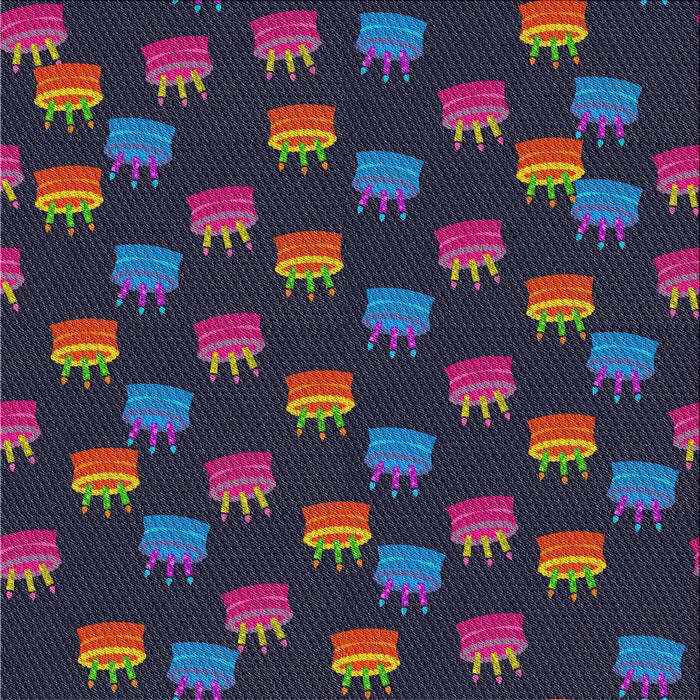 Square Patterned Slate Granite Gray Novelty Rug, pat2923