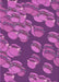 Patterned Dark Magenta Purple Rug, pat2924pur
