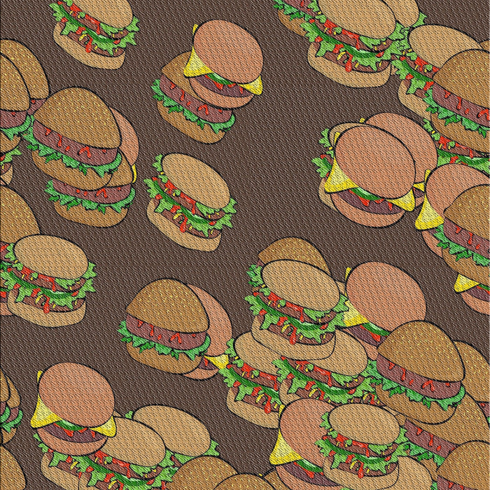 Patterned Brown Novelty Rug, pat2924