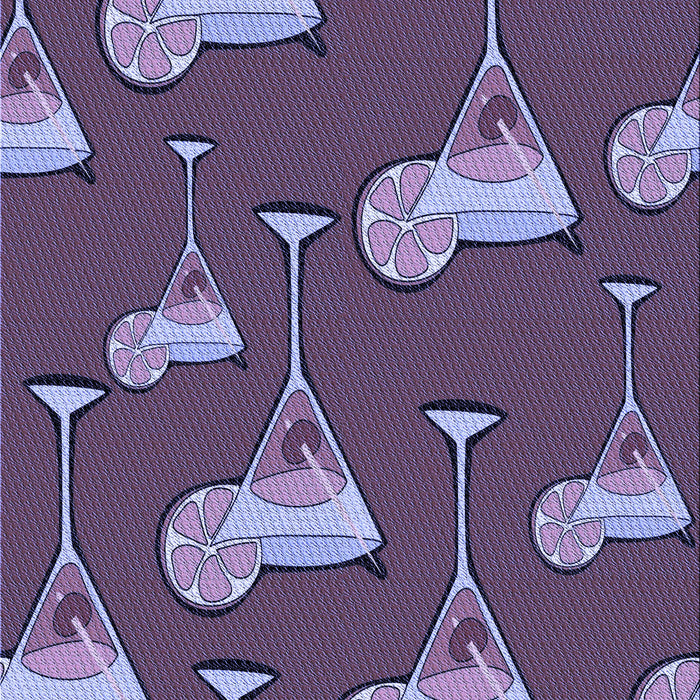 Machine Washable Transitional Plum Purple Rug, wshpat2925blu