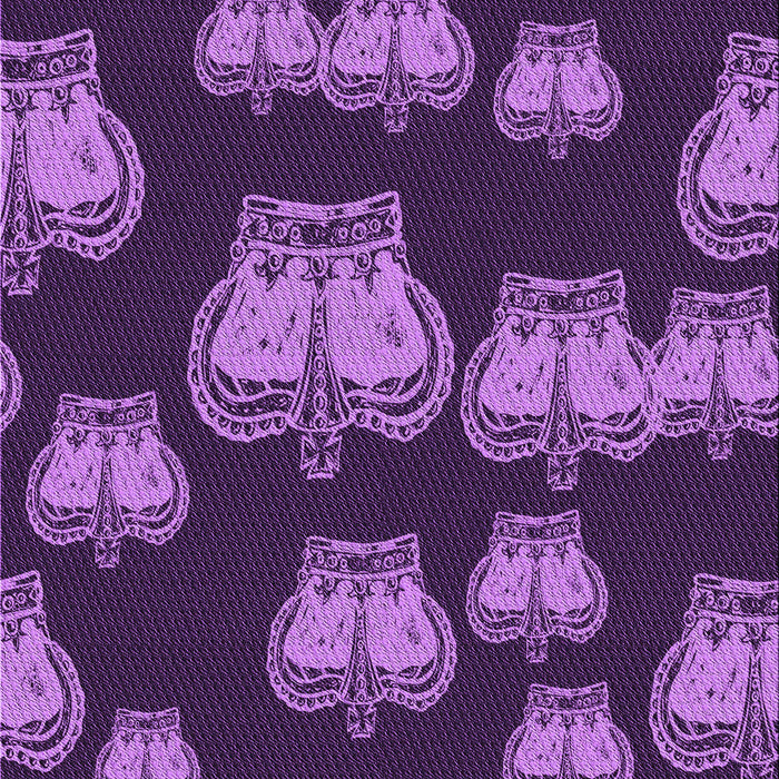 Patterned Dark Purple Rug, pat2927pur