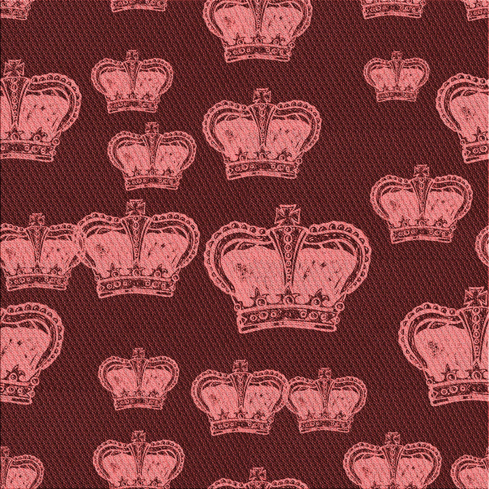 Round Patterned Maroon Red Rug, pat2927rd