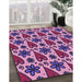 Machine Washable Transitional Purple Rug in a Family Room, wshpat2928pur