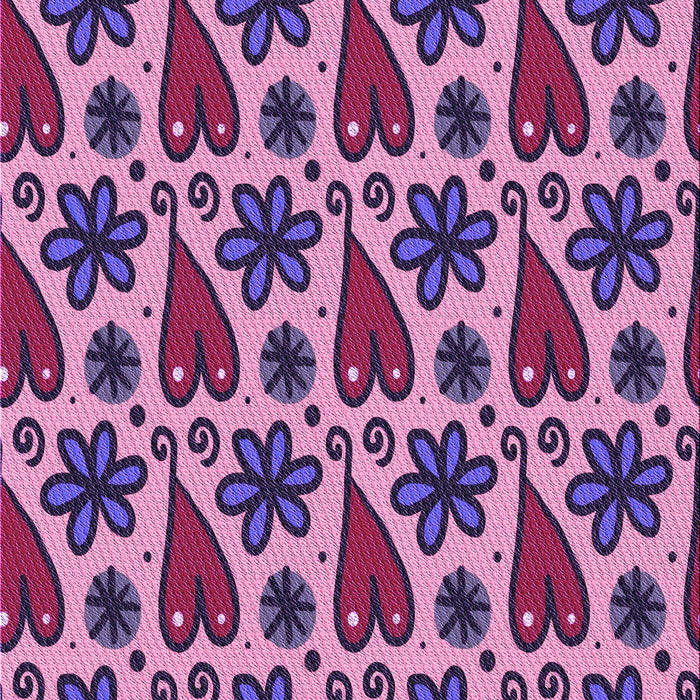 Patterned Purple Rug, pat2928pur