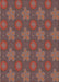 Patterned Brown Red Rug, pat2929brn