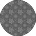 Square Patterned Gray Rug, pat2929gry