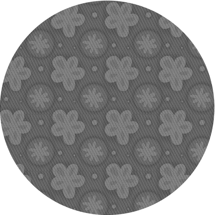 Square Machine Washable Transitional Gray Rug in a Living Room, wshpat2929gry