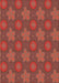 Patterned Red Rug, pat2929org